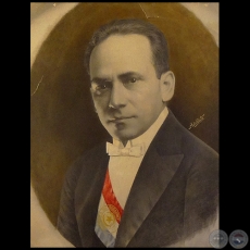 RETRATO DE ELIGIO AYALA - Fotografía coloreada de A. DA PONTE