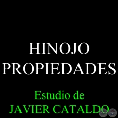 HINOJO - PROPIEDADES - Estudio de JAVIER CATALDO