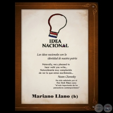 IDEA NACIONAL, 2014 - Por MARIANO RAIMUNDO LLANO DÍAZ DE VIVAR