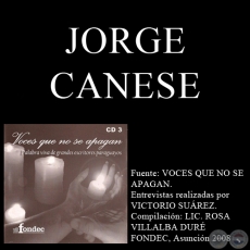 VOCES QUE NO SE APAGAN - JORGE CANESE