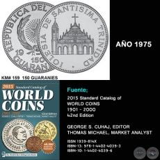 KM# 159 150 GUARANIES - AO 1975 - MONEDAS DE PARAGUAY