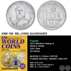 KM# 198 MIL (1000) GUARANIES - MONEDAS DE PARAGUAY