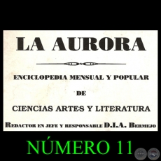 REVISTA LA AURORA - NÚMERO 11 - Redactor en jefe y responsable: D.I.A.BERMEJO