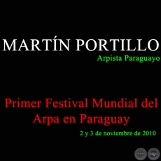 MARTÍN PORTILLO en el Primer Festival Mundial del Arpa en Paraguay