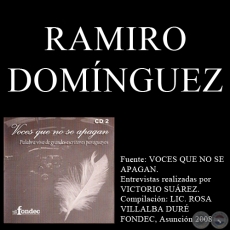 VOCES QUE NO SE APAGAN - RAMIRO DOMÍNGUEZ