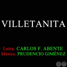 VILLETANITA - Música de PRUDENCIO GIMÉNEZ