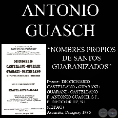 NOMBRES PROPIOS DE SANTOS GUARANIZADOS POR EL HABLA POPULAR