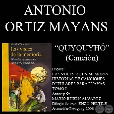 QUYQUYHÓ - Letra de Antonio Ortiz Mayans