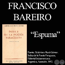 ESPUMA (De ÍNDICE DE LA POESÍA de SINFORIANO BUZÓ)
