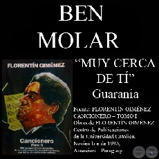 MUY CERCA DE TI - Guarania de BEN MOLAR