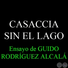 CASACCIA SIN EL LAGO - Ensayo de GUIDO RODRÍGUEZ ALCALÁ - Mayo 2011