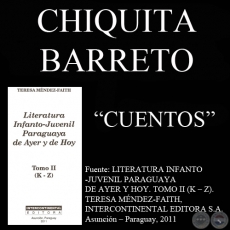 LA NIÑA QUE ABRIÓ EL CIELO - Cuento de CHIQUITA BARRETO - Año 2003