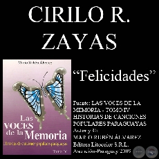 FELICIDADES - Letra de la canción: CIRILO R. ZAYAS