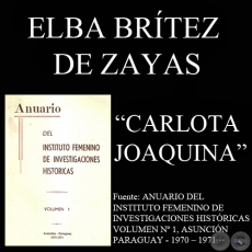 CARLOTA JOAQUINA - LAS AMBICIONES DE LA INFANTA (ELBA BRTEZ DE ZAYAS)