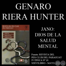 JANO: DIOS DE LA SALUD MENTAL - Ensayo de GENARO RIERA HUNTER - Mayo 2011