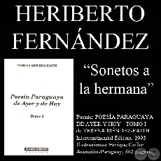 SONETOS A LA HERMANA (Poesía de Heriberto Fernández)