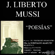 VILLARRICA , SONETO A ORTIZ GUERRERO y ESTROFAS A VILLARRICA (Poesías de J. LIBERTO MUSSI)