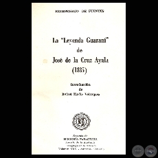 LA LEYENDA GUARANI (JOSÉ DE LA CRUZ AYALA)