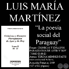 LA POESIA SOCIAL DEL PARAGUAY - Ensayo de LUIS MARA MARTNEZ