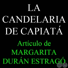 LA CANDELARIA DE CAPIAT - Por MARGARITA DURN ESTRAG