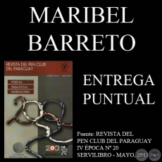 ENTREGA PUNTUAL - Narrativa de MARIBEL BARRETO