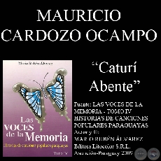 CATUR ABENTE - LETRA DE MAURICIO CARDOZO OCAMPO