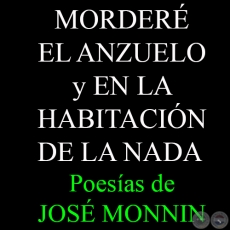 MORDERÉ EL ANZUELO y EN LA HABITACIÓN DE LA NADA - Poesías de JOSÉ MONIN