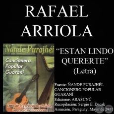 ES TAN LINDO QUERERTE - Letra: RAFAEL ARRIOLA - Música: DARÍO GIMÉNEZ