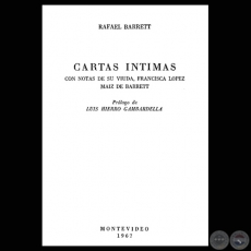 CARTAS NTIMAS - RAFAEL BARRETT - Ao 1967