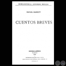 CUENTOS BREVES - Obras de RAFAEL BARRETT - Año 1919