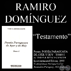 TESTAMENTO - Poesía de RAMIRO DOMÍNGUEZ