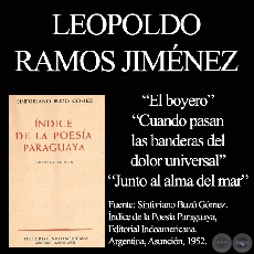 EL BOYERO y JUNTO AL ALMA DEL MAR - Poesas de LEOPOLDO RAMOS GIMNEZ