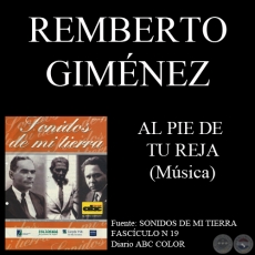 AL PIE DE TU REJA - Música: REMBERTO GIMÉNEZ - Letra: FERNANDO RIVAROLA