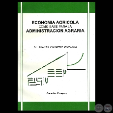 ECONOMÍA AGRÍCOLA (Obra de RONALDO ENO DIETZE JUNGHANNS)