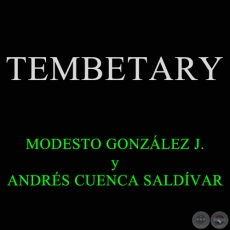TEMBETARY - ANDRÉS CUENCA SALDÍVAR