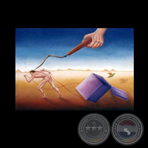 EL HOMBRE EN BUSCA DE LIBERTAD - Obra de Virginia Rojas Holden