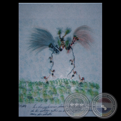 EL ORIGEN DE LA PINTURA (Del libro) - Obra de Ógwa Flores Balbuena - Año 2008