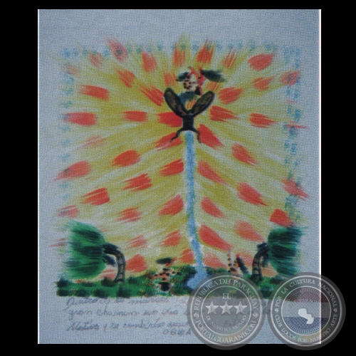 EL ORIGEN DE LA PINTURA (Del libro) - Obra de Ógwa Flores Balbuena - Año 2008