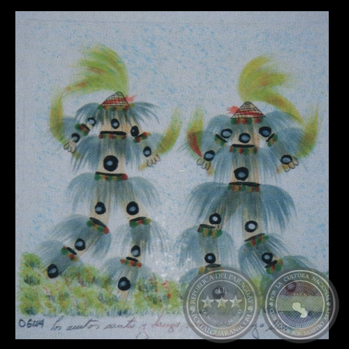 EL ORIGEN DE LA PINTURA (Del libro) - Obra de Ógwa Flores Balbuena - Año 2008