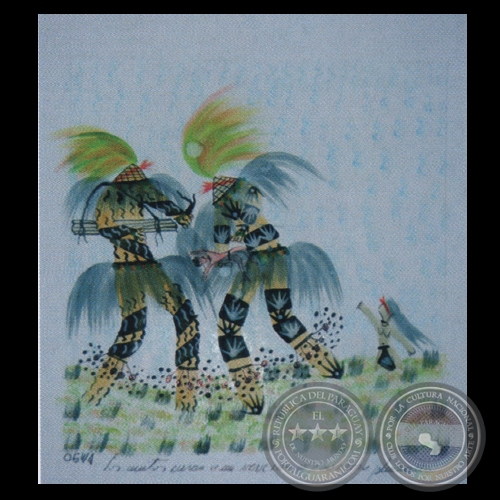 EL ORIGEN DE LA PINTURA (Del libro) - Obra de Ógwa Flores Balbuena - Año 2008