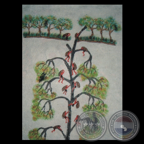 EL ORIGEN DE LA PINTURA (Del libro) - Obra de Ógwa Flores Balbuena - Año 2008