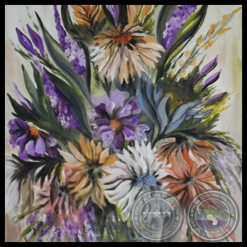 AMOR CAMPESTRE - Óleo de MARIA LUISA AYALA DE ANGULO