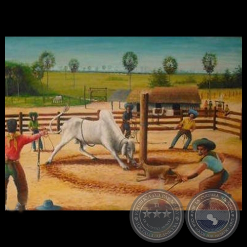 TAREAS DEL CAMPO, 2015 - Óleo de WILSON OJEDA