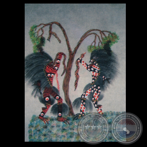 EL ORIGEN DE LA PINTURA (Del libro) - Obra de Ógwa Flores Balbuena - Año 2008