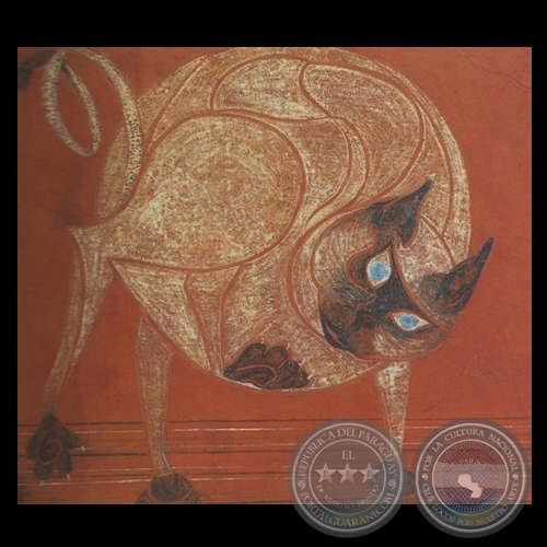 AURORA, 1987 - Cuero birulado y pintura a cera, LOTTE SCHULZ