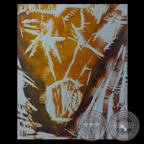 PAISAJE - Xilograbado color de Carlo Spatuzza - Año 1998