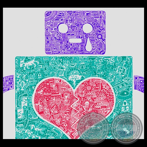 NOT AN ANDROID, 2012 - Ilustración de Guillermo Gómez