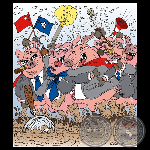 CERDOS - Obra de CALÓ - 06 de Marzo de 2014