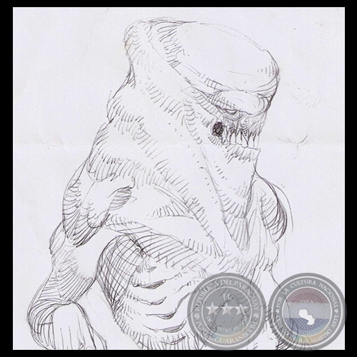 EVIL MUTANT - Dibujo de DAVID BUENO VILLAFAÑE