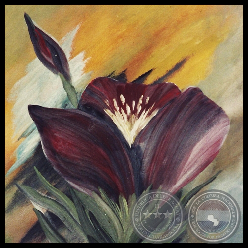 SOMBRA COLORIDA - Óleo de MARIA LUISA AYALA DE ANGULO